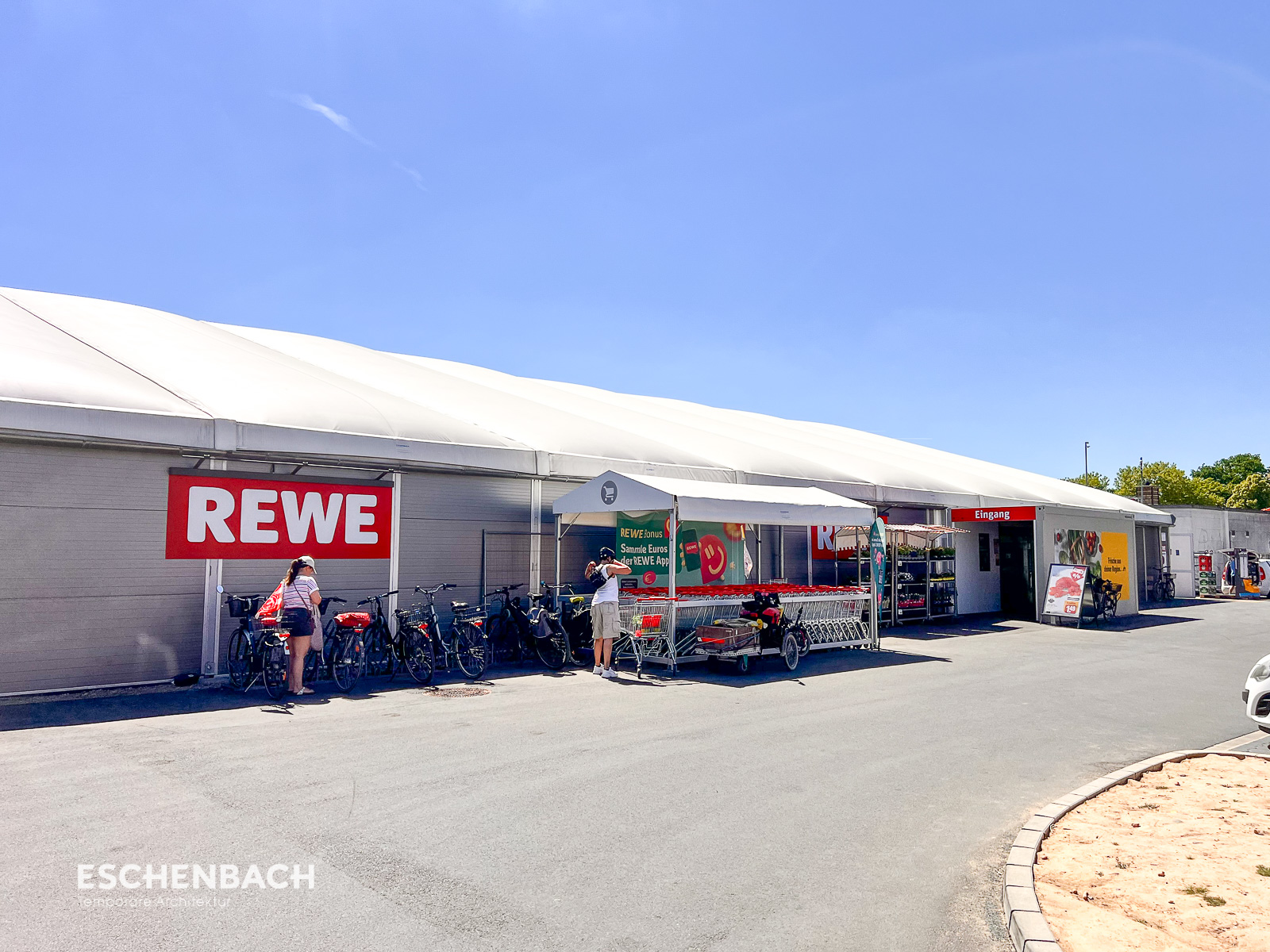 Verkaufszelt 30 x 50 / 3,00 m